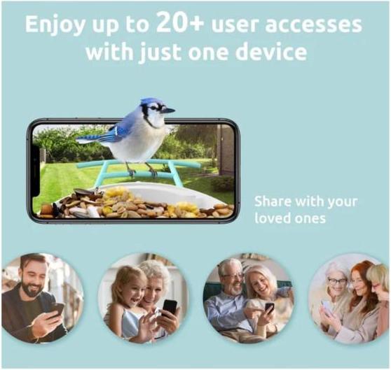 Produktbild Birdfy Vogelfutterspender mit Solarpanel