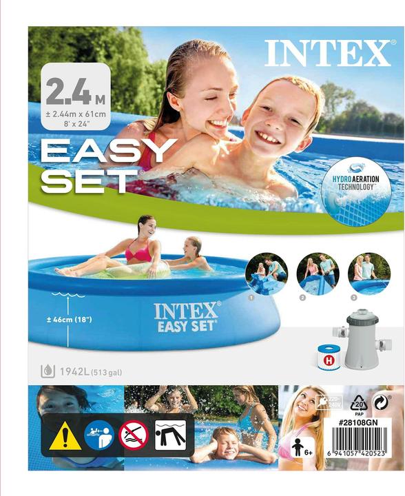 Immagine prodotto Intex Set facile (Ø 244 x 61 cm)