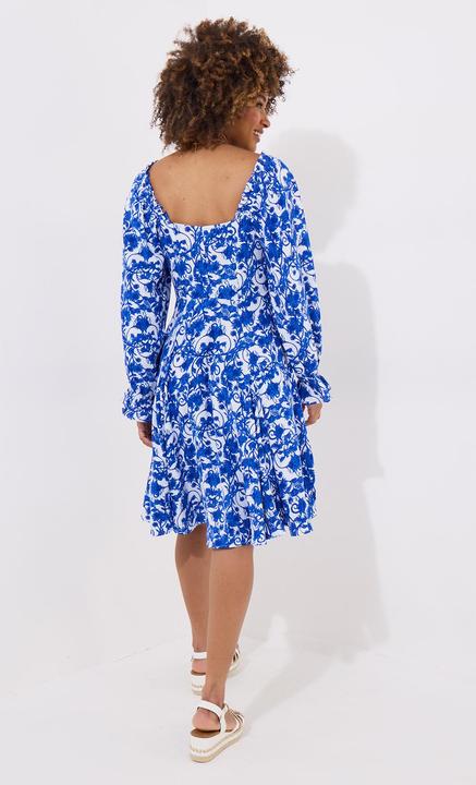 Produktbild Joe Browns Tasselled Grecian Floral Long Sleeve Mini Dress (14)