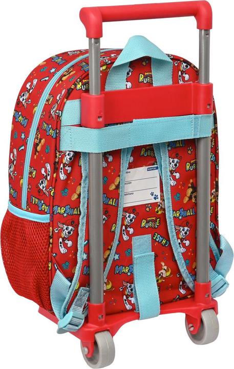 Produktbild Paw Patrol Schulrucksack mit Rädern The Funday Rot Hellblau (26 x 34 x 11 cm)