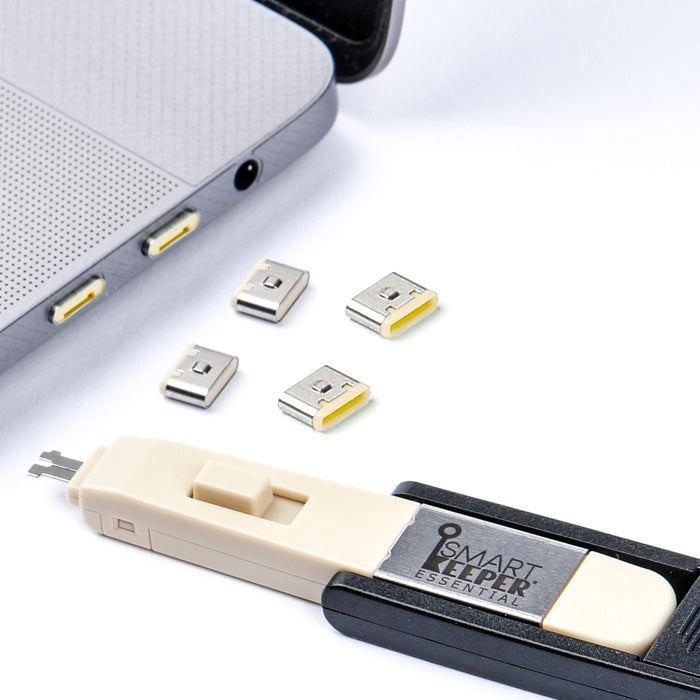 Actual product image Smart Keeper 4 x USB C port locks with 1 x mini type key