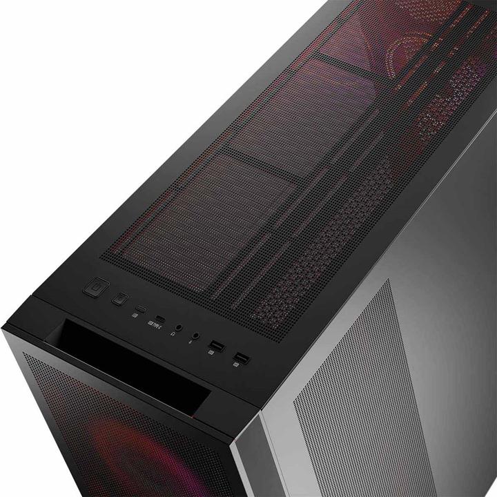 Actual product image Modecom Volcano Expanse S Apex ARGB czarna (mATX, Mini-ITX)