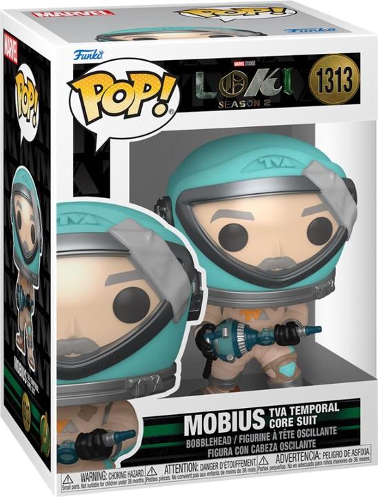 Image du produit Funko Loki POP! figurine vinyle Mobius (TVA Temporal Core Suit) 9 cm