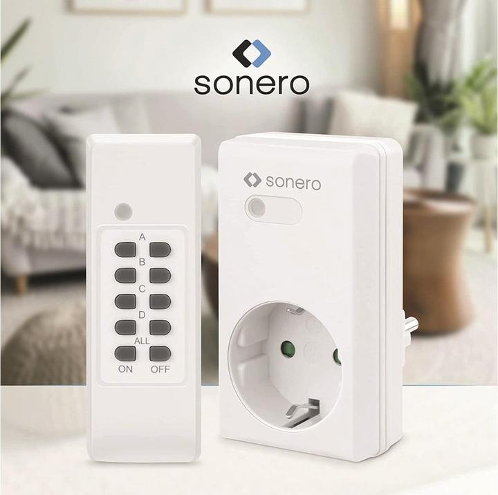 Produktbild Sonero Funksteckdosen-Set S-RCS204, Indoor
