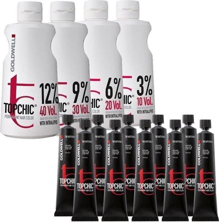 Goldwell Toppchic Hair Farbrohr Haarfärbung ZZP Startpaket
