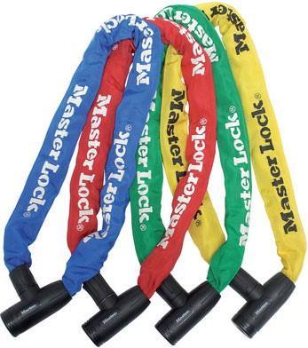 Produktbild Master Lock Fahrradschloss Stahlkettenglied (mit Schlüssel) (90 cm Kette) (Zufällige Farbe) 8391EURD (90 cm)
