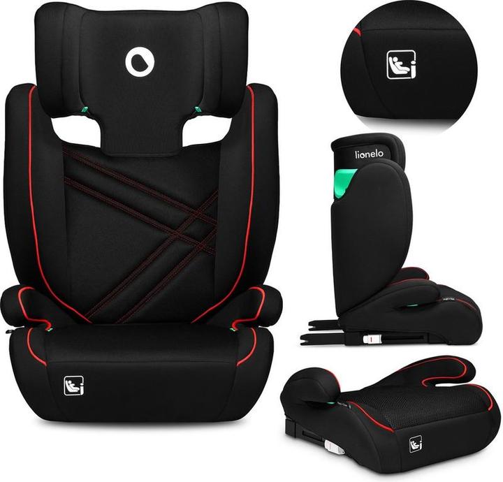 Lionelo Hugo - I -Grösse Autositz - Isofix - 100-150 cm (Kindersitzerhöhung, ECE R129/i-Size Norm)