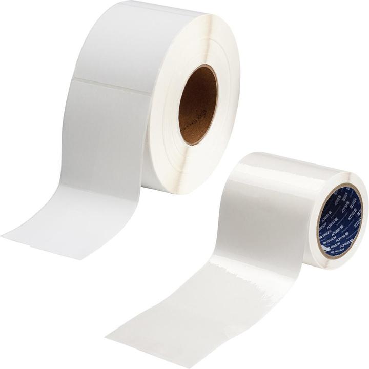 Actual product image Brady Set with polyester label and protective laminate for J4000 J5000 printers - 109.98 x 74.93 mm