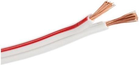 Image du produit Cables CÂBLE HAUT-PARLEUR - BLANC - 2 x 1.50 mm² - 100 m (100 m, 1.50 mm²² mm)