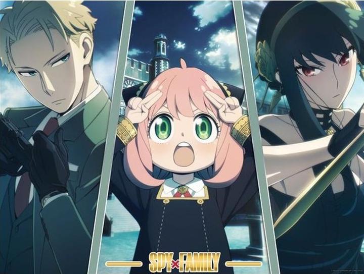 Actual product image Cartoon Kingdom Spy x Family - Loid, Anya & Yor (40 x 31 cm)