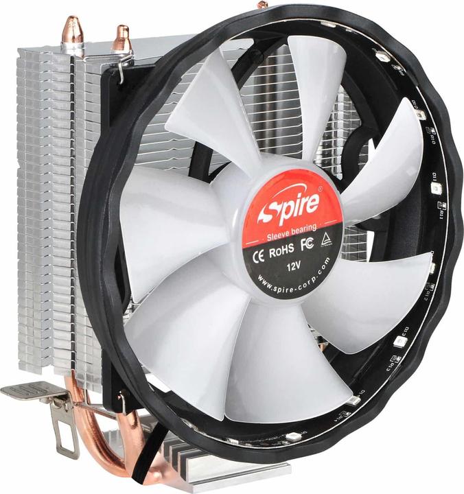 Image du produit Spire Ventilateur XERUS 200 Dual heat-pipe CPU cooler (138 mm)