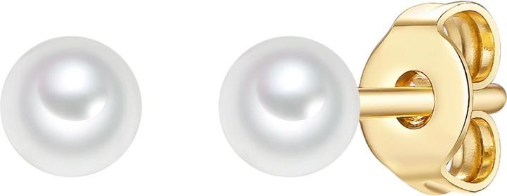 Trilani Damen Sterling Silber Süsswasser-Zuchtperle gelbgold - 31304 (Sterling Silber)