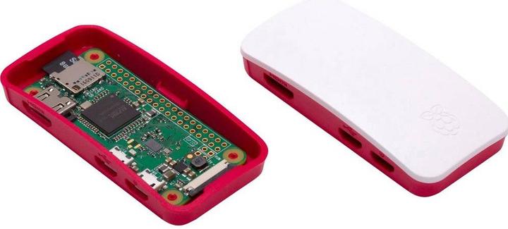 Actual product image Raspberry Pi Pi® SBC Enclosure Suitable for: Zero Red, White
