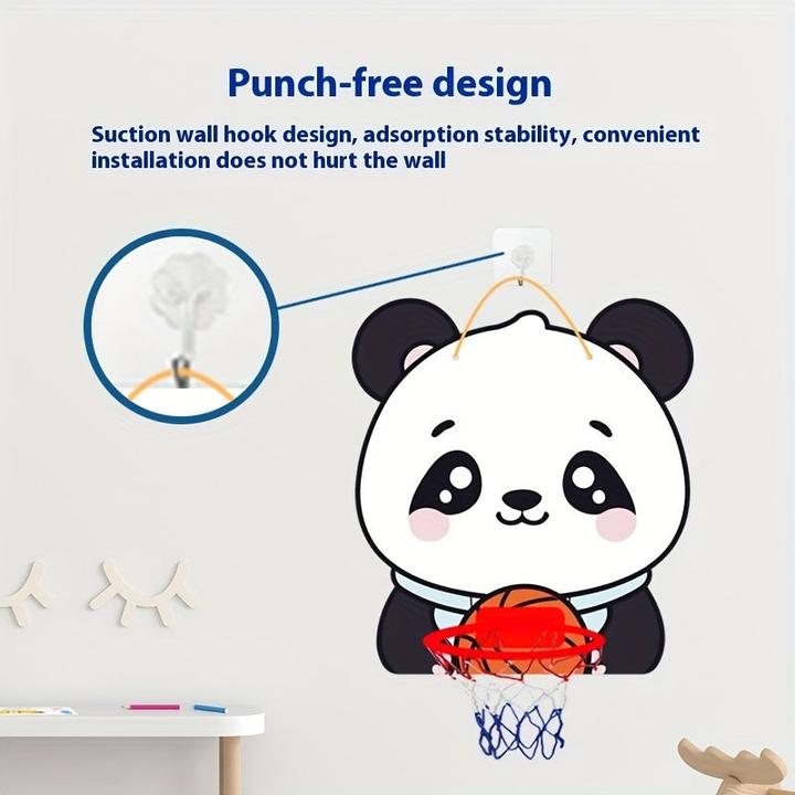 Activity Board Mini-Basketballkörbe mit Tiermotiven für Kinder: Elefant, Schaf, Tiger Designs, geeignet für