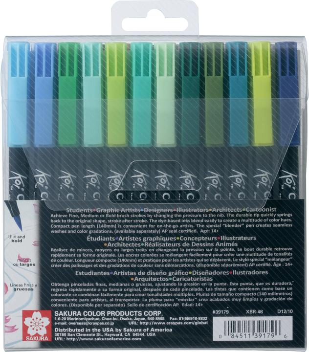 Image du produit Sakura Coloriage de koïs (Multicolore, 48 x)