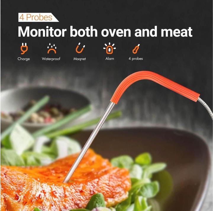 Produktbild Inkbird Grillthermometer IBBQ-4T (inkl. 4 Fühler)