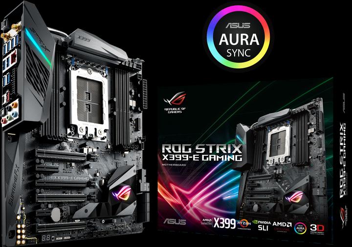 Produktbild ASUS ROG Strix X399-E Gaming (TR4, AMD X399, E-ATX)