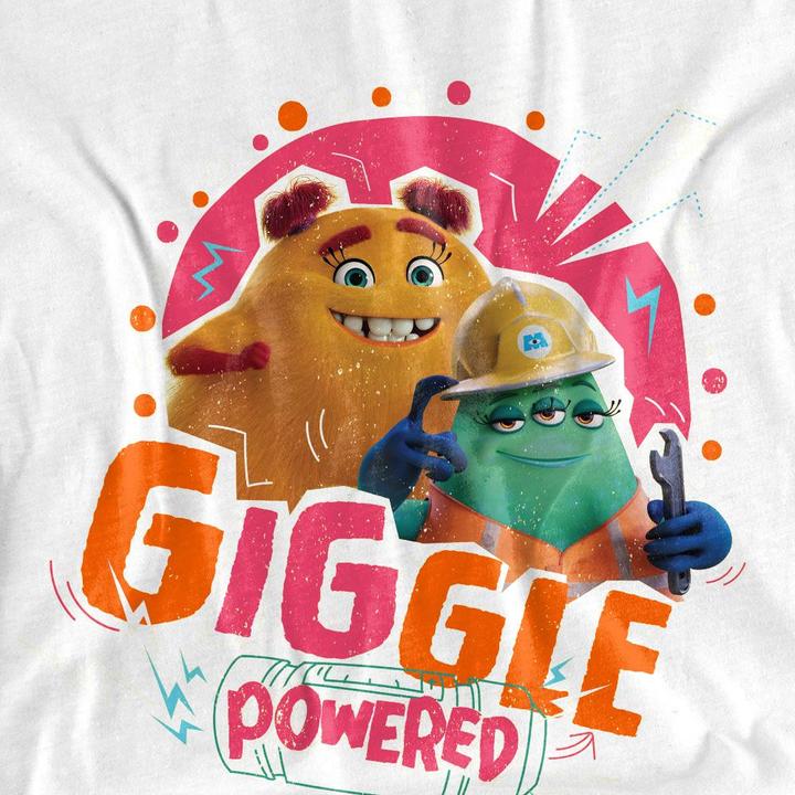 Actual product image Monsters at Work Unisex Adult Giggle Powered Val & Cutter T-Shirt (XXL)