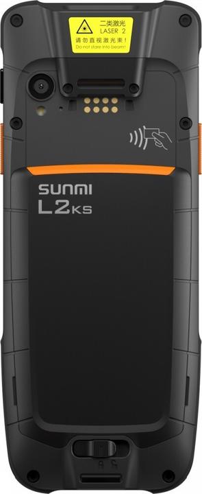 Image du produit Sunmi L2KS GMS EEA, A11, 4GB+32GB, caméras 13MP arrière+5MP avant, scanner 2D Adaptateur 9V 2A, Wifi, 4G (Codes à barres 2D)