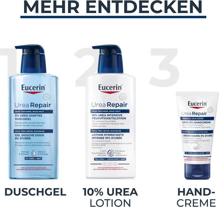 Actual product image Eucerin Urea Repair 10% Urea Foot Cream (Foot cream & foot gel, 100 ml)