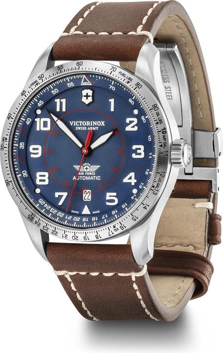 Victorinox Airboss Mechanical (Montre analogique, Montre pilote, Swiss Made, 42 mm)
