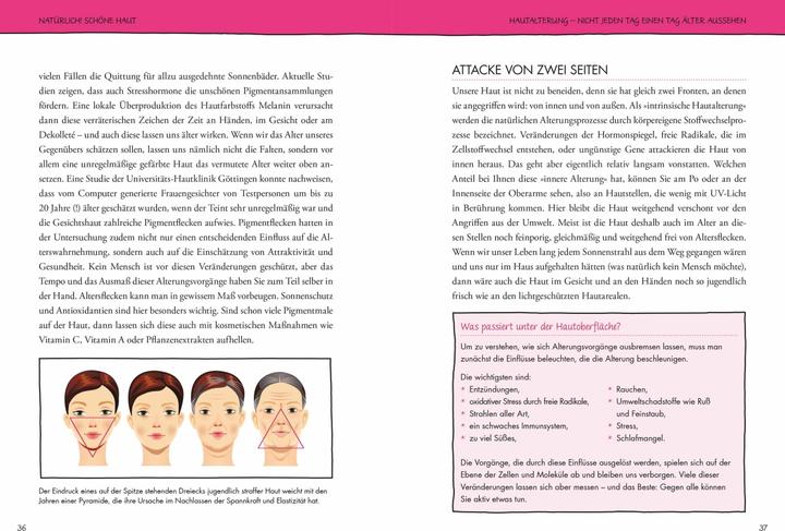 Produktbild Natürlich! Schöne Haut - Strahlend-gesund mit der richtigen Ernährung, Kosmetik und Lebensweise. (Deutsch, Michaela Axt-Gadermann, 2019)