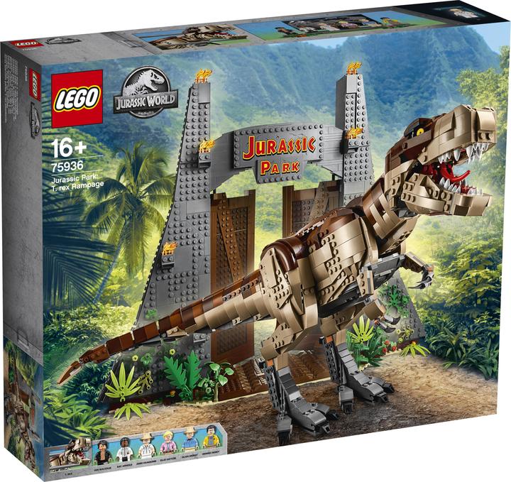 Actual product image LEGO Jurassic Park: T. Rex's devastation (75936, LEGO Jurassic World)