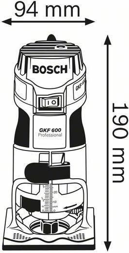 Image du produit Bosch Professional Chanfreineuse GKF 600, avec mallette d'artisanat