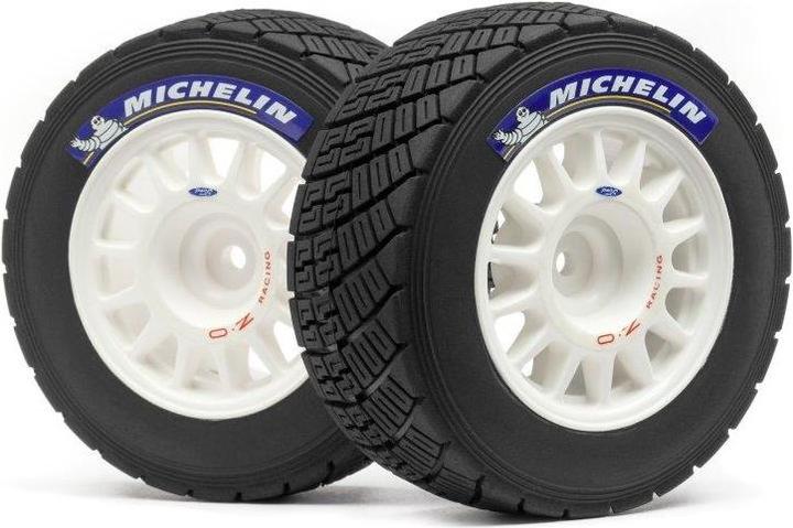 Image du produit HPI WR8 Rally Off-Road Set Jantes/Pneus (Blanc/2pcs)