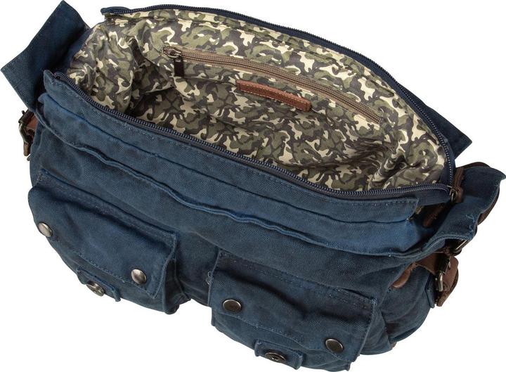 Produktbild Greenburry Umhängetasche Vintage Aviator 5898 Messenger Bag Blue Edition