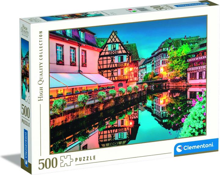 Produktbild Clementoni Puzzle Strasbourg old town g (500 Teile)