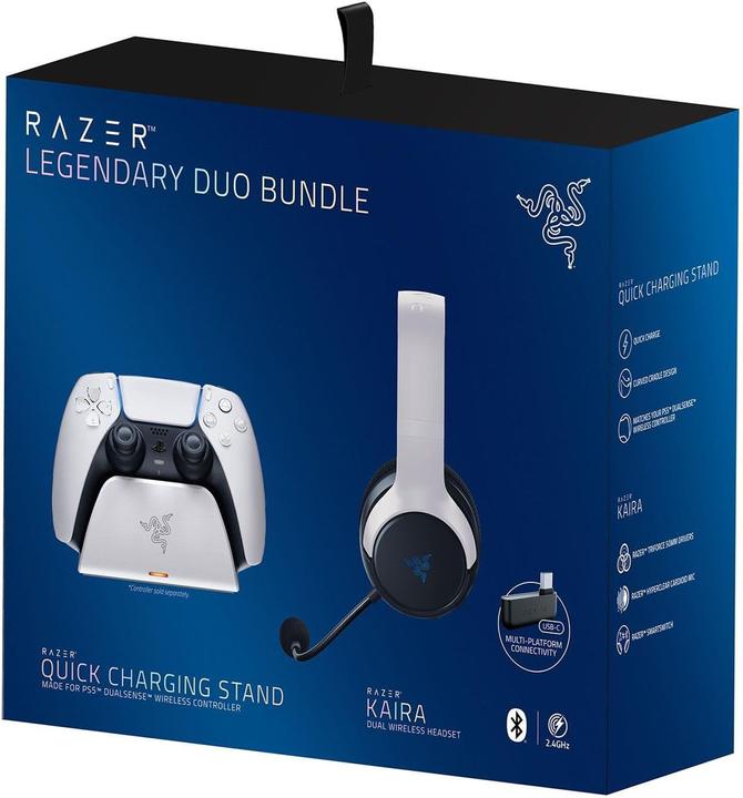 Produktbild Razer Kaira PS5 + Charging Stand Legendary Duo Bundle (Kabellos)