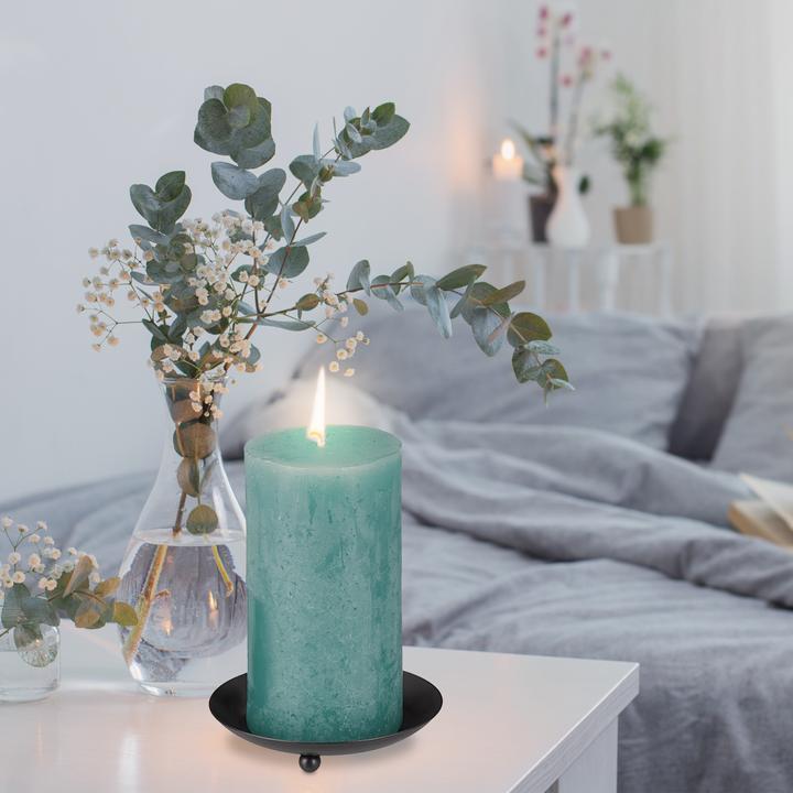Actual product image Relaxdays 4x candlesticks (10 x 10 x 2 cm)