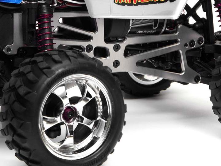 Immagine prodotto HB Racing Telaio In Alluminio (Argento) - Minizilla