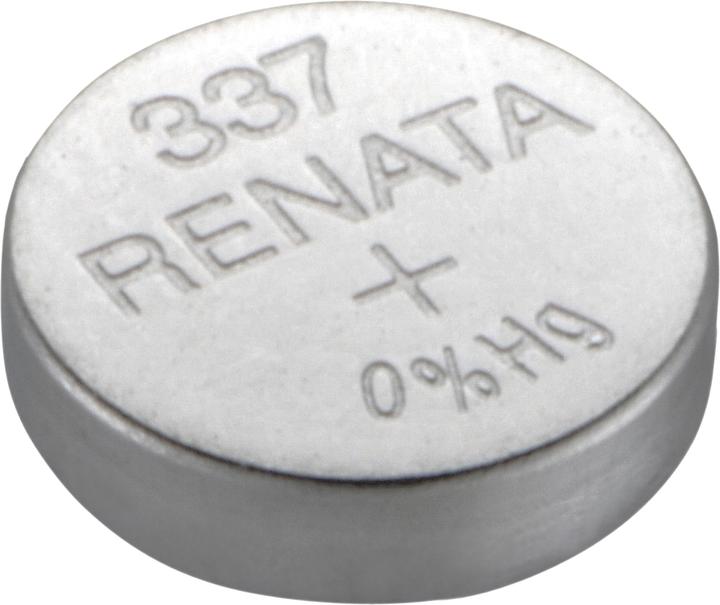Renata Knopfzelle 337, 8mAh, Silberoxid (8 mAh)