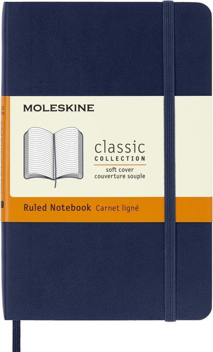 Productafbeelding Moleskine Notitieboekje Zachte kaft gelinieerd (A6, Rijen, Softcover)