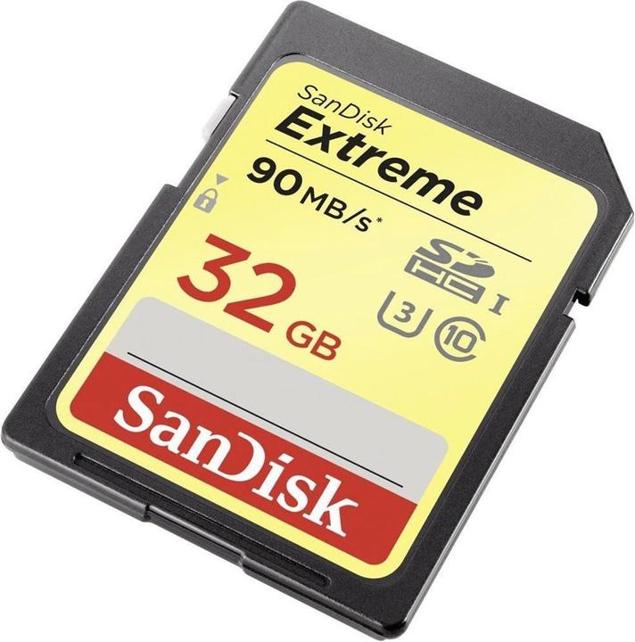 Actual product image SanDisk Extreme Plus 2-Pack 32GB 90MB/s. V30 (32 GB, SDHC, U3, UHS-I)