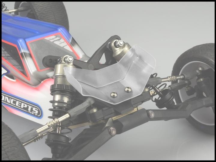 Actual product image JConcept Yokomo YZ2 lower front wing mount, w/ wing