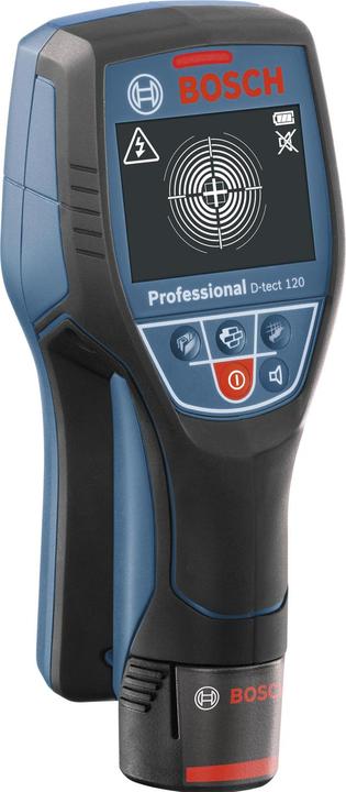 Bosch Professional D-tect 120 wall scanner, 1.5 Ah Li-Ion battery, AL 1130 CV quick charger, Quickstart card, L-BOXX 136