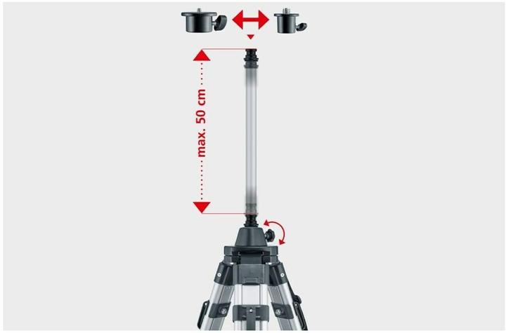 Productafbeelding Laserliner Variabele slingerstandaard Verwisselbare adapter (Metaal)
