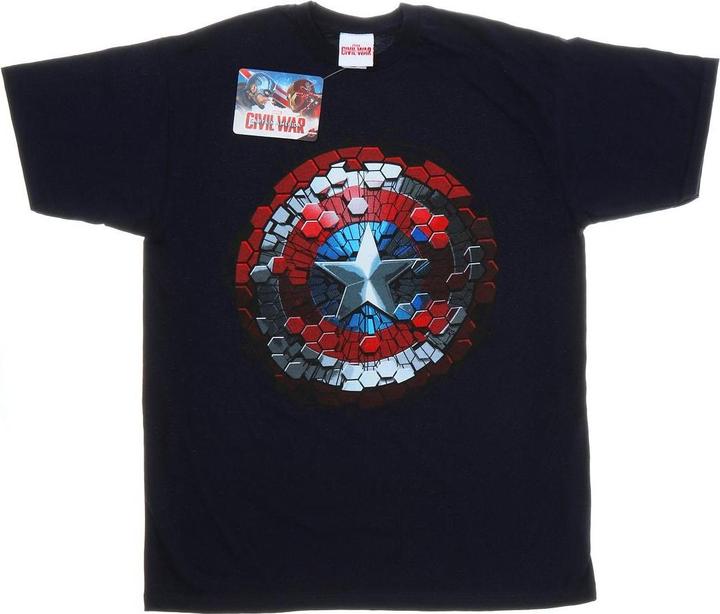 Captain America Civil War Hex Shield TShirt