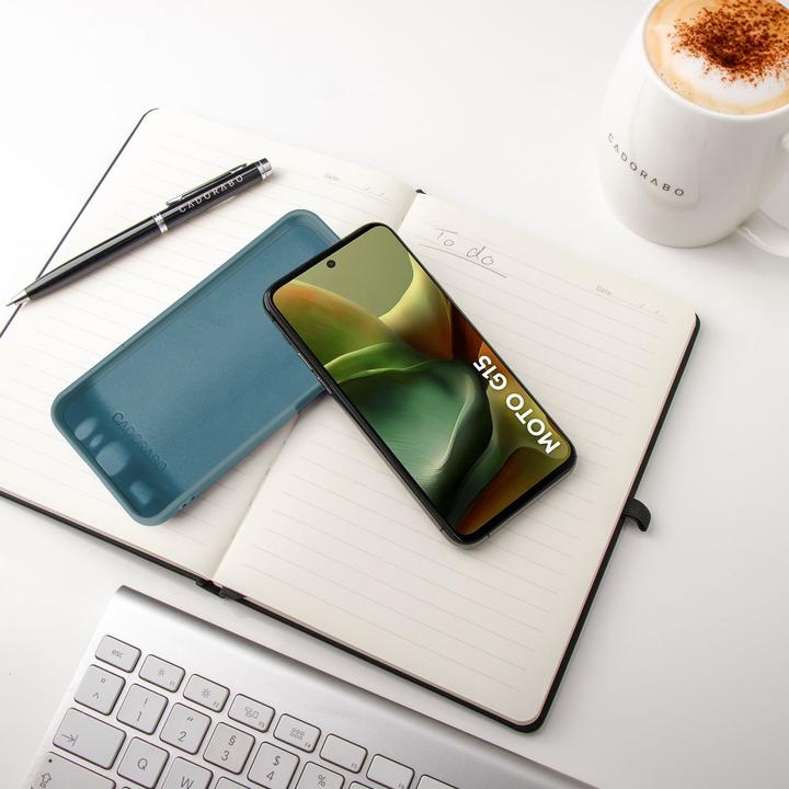 Actual product image Cadorabo Case for Motorola Moto G15 TPU Liquid Silicone Cover (Motorola Moto C)