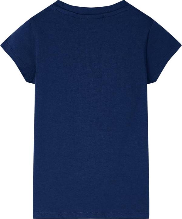 Produktbild VidaXL Kinder-T-Shirt Marineblau 128,Material: 95 % Baumwolle. 5 (128)