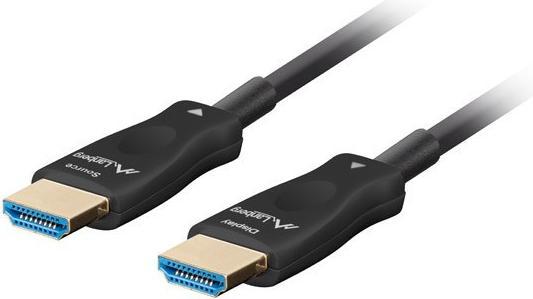 Actual product image Lanberg Cable HDMI M/M v2.1 100M 8K czarny optyczny AOC (100 m, HDMI)