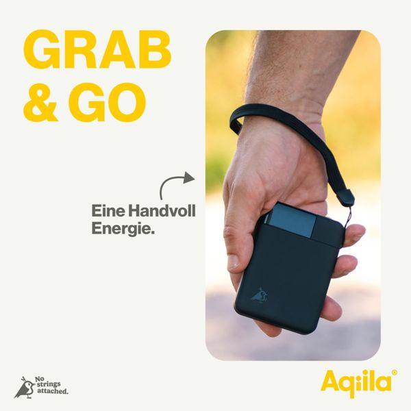 Immagine prodotto Aqiila Powerbird B5B - Powerbank 5000 mAh, 12W - Nero (5000 mAh, 12 W, 37 Wh)