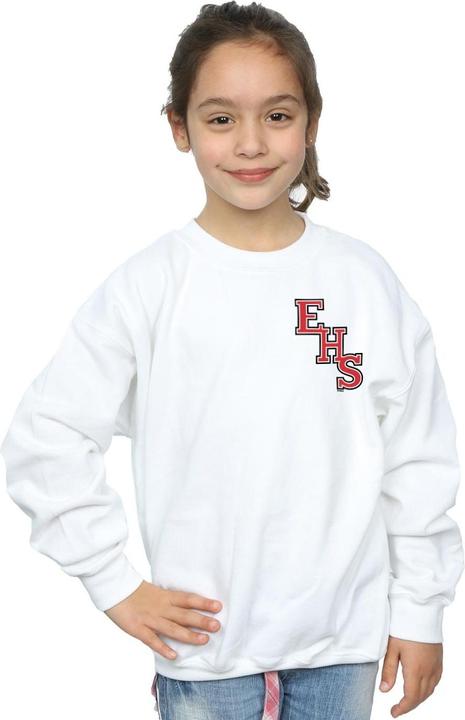 Actual product image Disney Girls High School Musical The Musical EHS Logo Breast Print Sweatshirt (116)