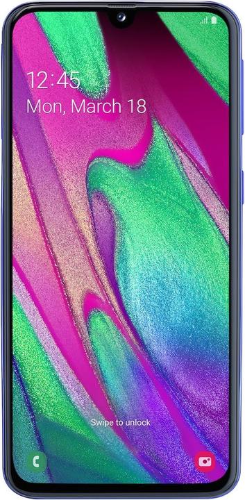 Immagine prodotto Samsung Galaxy A40 (64 GB, Azzurro, 5.90", Doppia SIM + SD, 16 Mpx, 4G)