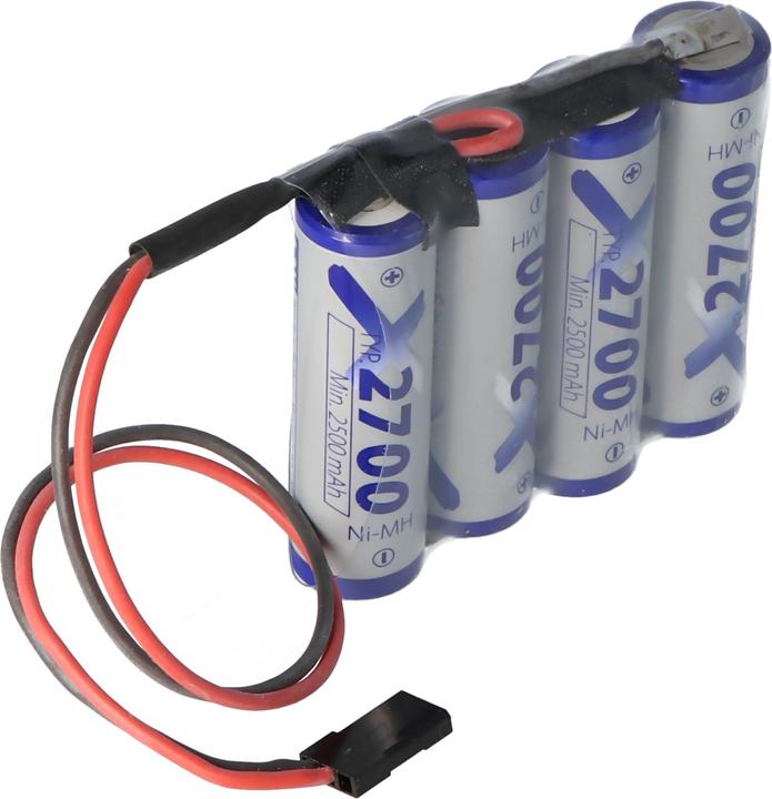 Produktbild AccuCell Empfänger Pack AA 4er Reihe mit Graupner Stecker (4.80 V, 2700 mAh)
