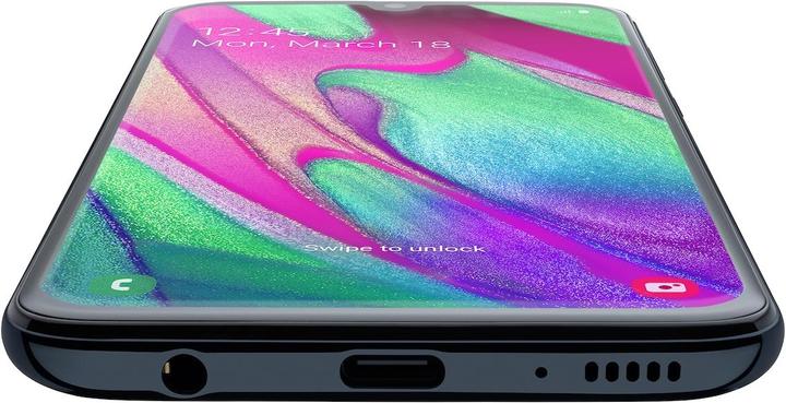 Actual product image Samsung Galaxy A40 (64 GB, Black, 5.90", Dual SIM + SD, 16 Mpx, 4G)