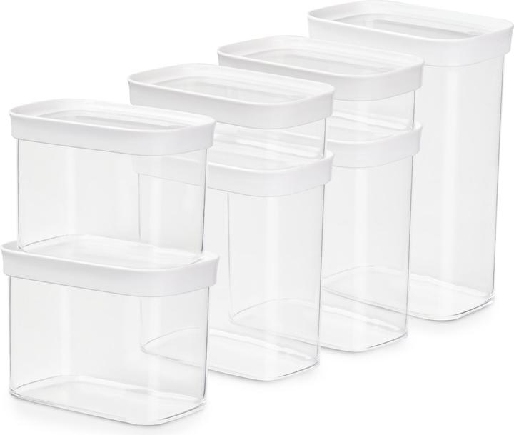 Emsa Optima set of 7 (2x0.45 / 2x1 /2x1.6 / 2.2) (8.30 l)